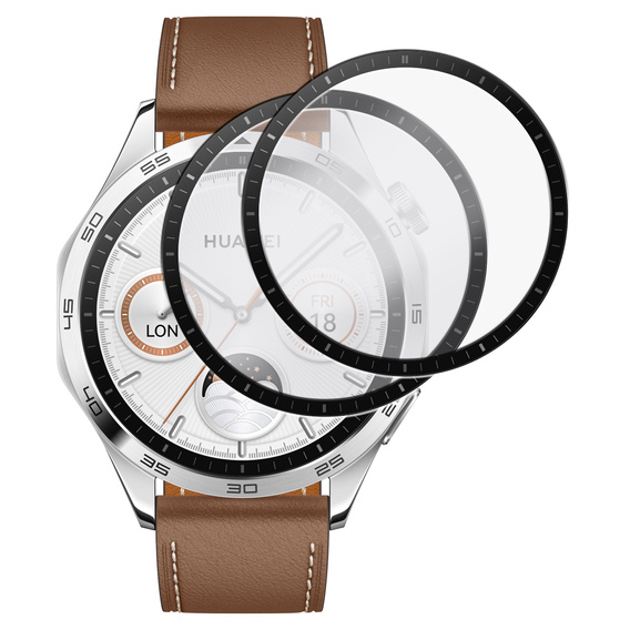 2x Szkło Hybrydowe ERBORD do Huawei Watch GT 4 46mm