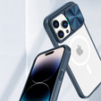 Etui do iPhone 14 Pro Max, Slide Camera Magsafe, niebieskie