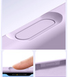 Etui silikonowe do iPhone 17 Pro, do MagSafe, antywstrząsowe, fioletowe