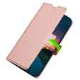 Etui Wallet Puro do Xiaomi Poco M4 Pro 5G / Redmi Note 11S 5G, Rose Gold