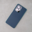 Etui do Xiaomi Redmi Note 12 Pro+ Plus 5G, ERBORD Glass Armor Leather, niebieskie