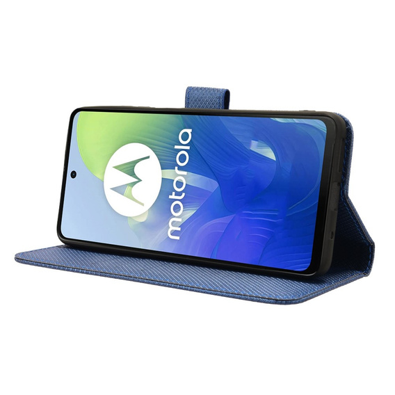 Etui z klapką do Motorola Moto G24 / G24 Power / G04, Wallet Smart Magnet, niebieskie