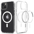 Etui z MagSafe Spigen do iPhone 13 Mini, Ultra Hybrid, białe + Szkło Hartowane 9H
