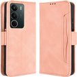 Etui z klapką Card Slot do Realme C71 – eleganckie i funkcjonalne, różowe