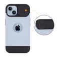 Etui ERBORD MagSafe Cam Slider do iPhone 13 / iPhone 14, niebieskie + Szkło na ekran