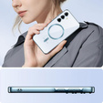 Etui do Samsung Galaxy A35 5G, Electro MagSafe, niebieskie + Szkło na ekran