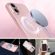 Etui do iPhone 16 Plus, ColorMag, do MagSafe, różowe