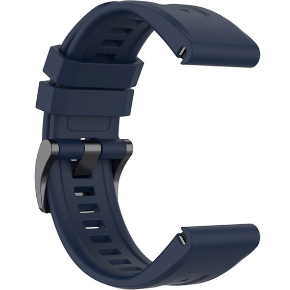 Pasek Silikonowy QuickFit 20mm do Garmin Fenix 5S/6S/7S/8 43mm, Granatowy