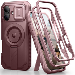 Etui Dexnor pancerne z podstawką i przesłoną aparatu, do MagSafe do iPhone 17