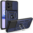 Etui pancerne do Realme C53 4G, CamShield Slide, niebieskie
