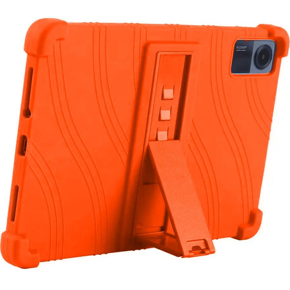 Etui silikonowe do Xiaomi Redmi Pad SE 11", Impact, pancerne, pomarańczowe