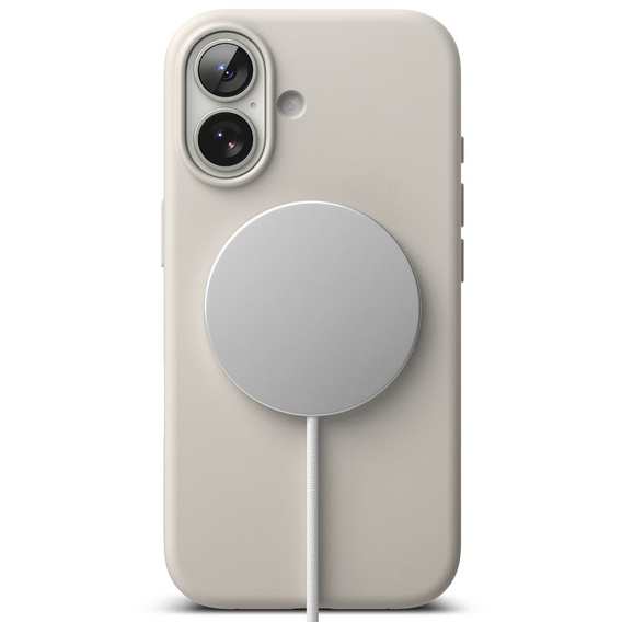 Etui Ringke do iPhone 17, Silicone MagSafe, Stone