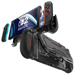 Supcase Titan – pancerny futerał do Nintendo Switch 2 z podstawką - czarny