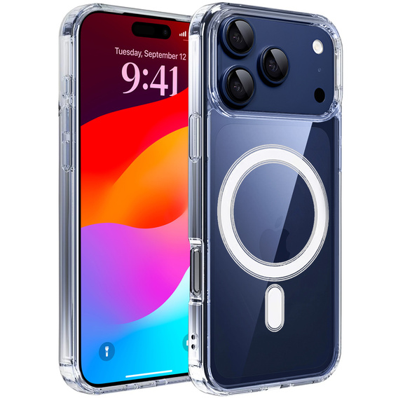 Etui magnetyczne TPU + Akryl do iPhone 17 Pro Max