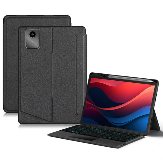 Etui z klawiaturą do Lenovo Tab M11, czarne