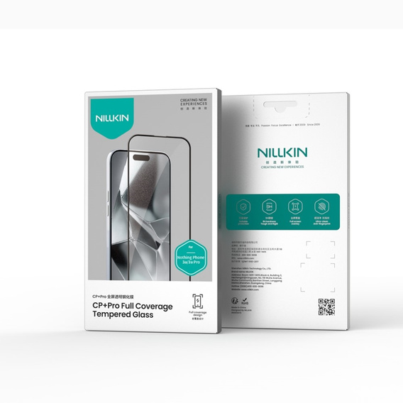 NILLKIN 3D Szkło Hartowane na cały ekran do Nothing Phone 3a / 3a Pro