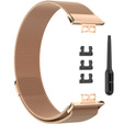 Pasek Bransoleta Milanese do Huawei Watch Fit, Różowe złoto