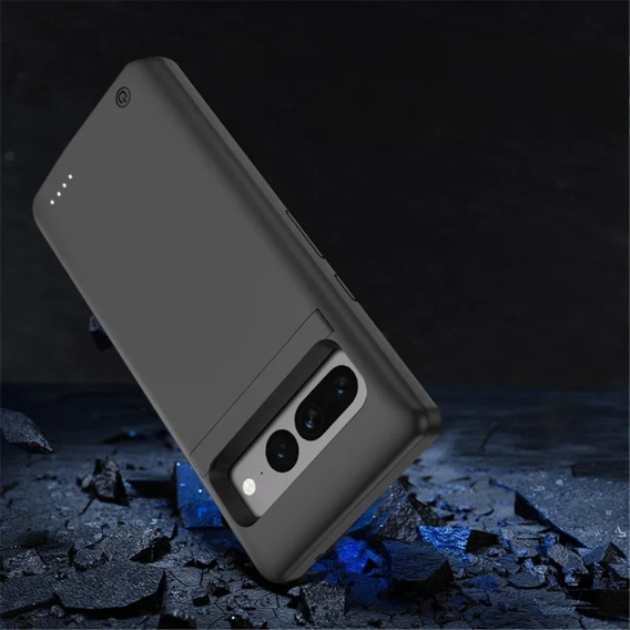 Etui z Baterią 10000mAh do Google Pixel 7 Pro, czarne