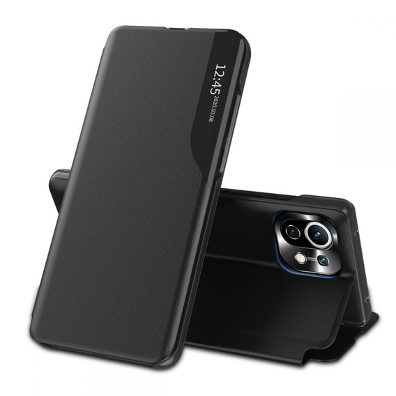 Etui z klapką do Xiaomi Mi 11 Lite / Mi 11 Lite 5G / 11 Lite 5G NE, Smart View, czarne