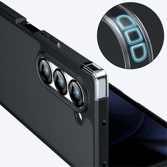 Etui do Samsung Galaxy Z Fold6 5G, Fusion Hybrid, czarne