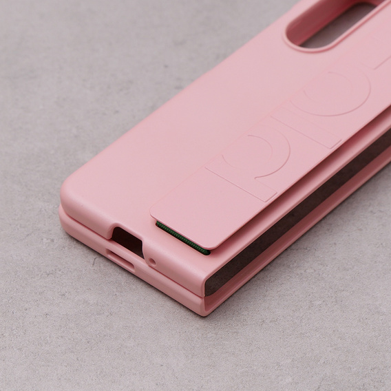 Etui do Samsung Galaxy Z Fold5 5G, z rączką, różowe