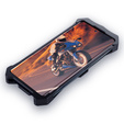 Etui pancerne do Samsung Galaxy Note 20 Ultra, Aluminum Alloy, czarne / czerwone