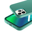 Etui do iPhone 14, Silicone Lite, zielone