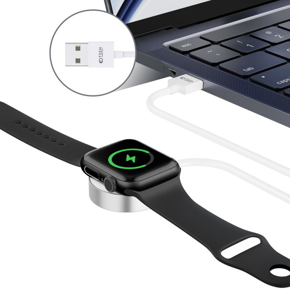 Ładowarka Indukcyjna MagSafe do USB, Tech-Protect, Biała