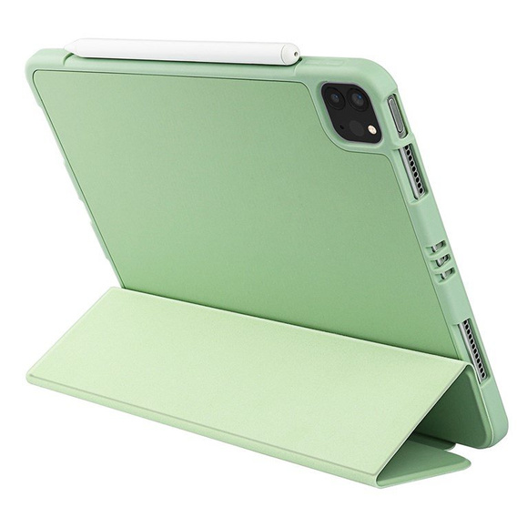 Etui do iPad Pro 11" 2022/2021 (4/3 gen.), Smartcase z miejscem na rysik, jasnozielone