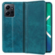 Etui do Xiaomi Redmi Note 12 4G, Wallet Litchi Leather, zielone