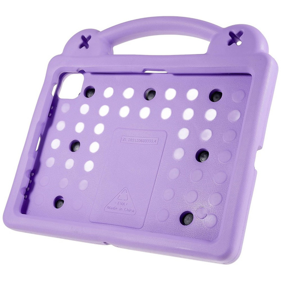 Etui do iPad Air 11" 2025/2024 (7/6 gen.), Cute Patterns, z podstawką, fioletowe