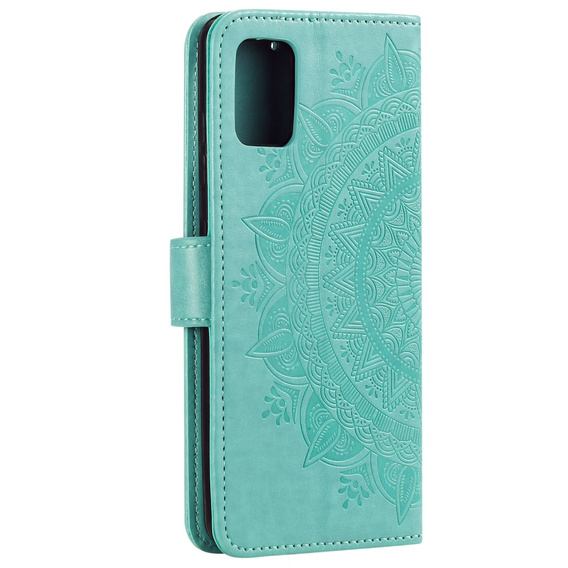Etui z klapką do Oppo Reno6 5G, Mandala, zielone