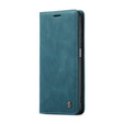 Etui CASEME do Samsung Galaxy A12 / M12 / A12 2021, Leather Wallet Case, niebieskie