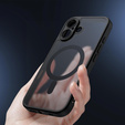 Etui Matt Case do iPhone 17, do Magsafe, matowe, czarne