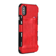Etui Two Cards Hybrid Case iPhone XS / X 5.8 - Red
