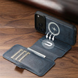 Etui z klapką 2w1 do iPhone 17 Pro Max, SUTENI, do MagSafe, niebieskie