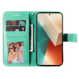 Etui z klapką do Xiaomi Redmi Note 13 5G, Mandala, zielone