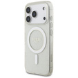 Etui Guess IML Glitter Pearl Strap MagSafe do iPhone 17 Pro Max
