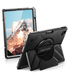 Etui Dexnor 360° z paskiem i uchwytem na rysik do iPad Pro 13" 2024 (7 gen.)