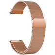 Bransoleta uniwersalna milanese 18mm, Różowa rose gold