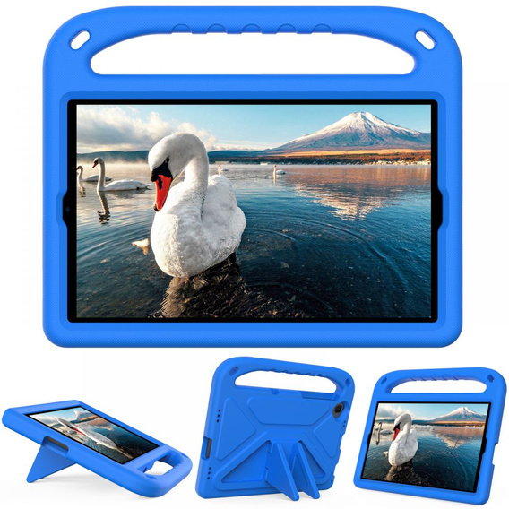 Etui dla dzieci do Lenovo Tab M10 HD 10.1 Gen 2 X306 / Tab M10 Plus TB-X606, dziecięce z uchwytem, Niebieskie