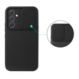 Zestaw Etui do Samsung Galaxy A54 5G, ERBORD Cam Slider, czarne + szkło