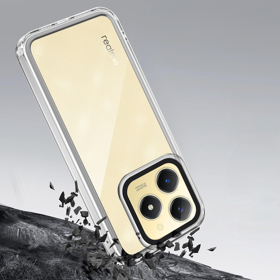 Etui do Realme C61, Fusion Hybrid, przezroczyste