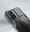 Etui pancerne do Samsung Galaxy A15, Dexnor Full Body (Two Frames), czarne