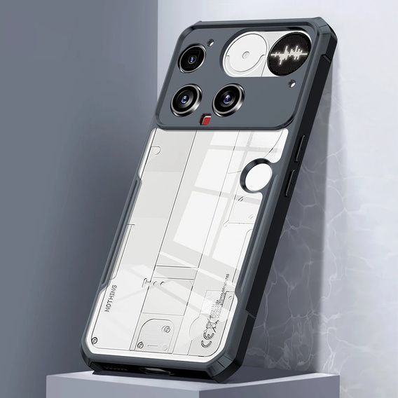 Etui do Nothing Phone 3 5G, AntiDrop Hybrid, czarne