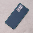 Etui do Huawei P30 Pro, ERBORD Glass Armor Leather, niebieskie