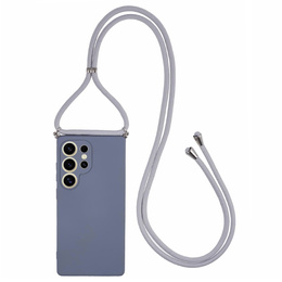 Etui do Samsung Galaxy S25 Ultra z paskiem na ramię– lawendowe