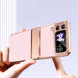 Etui do Samsung Galaxy Z Flip 4 5G, ElectroLeather, różowe
