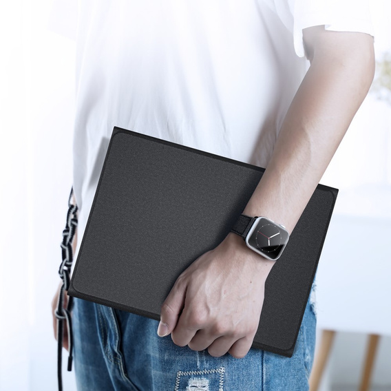 Etui z klawiaturą do iPad Pro 13" 2024 (7 gen.), Dux Ducis TouchPad Leather Pen Slot, czarne