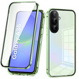 Etui do Samsung Galaxy A36 5G, Magnetic Dual Glass, zielone